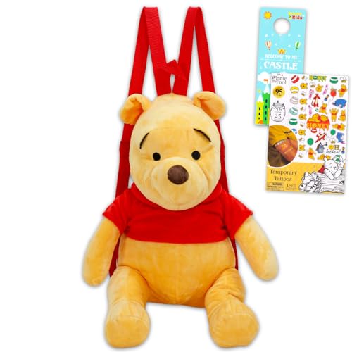 Winnie l'ourson sac peluche 40 cm pour ne plus perdre le doudou