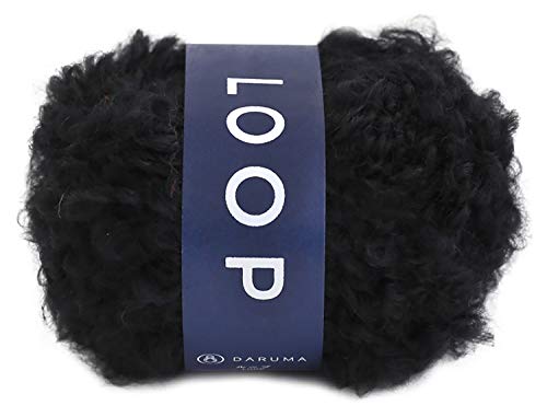 ニットウールスヌード ブラック