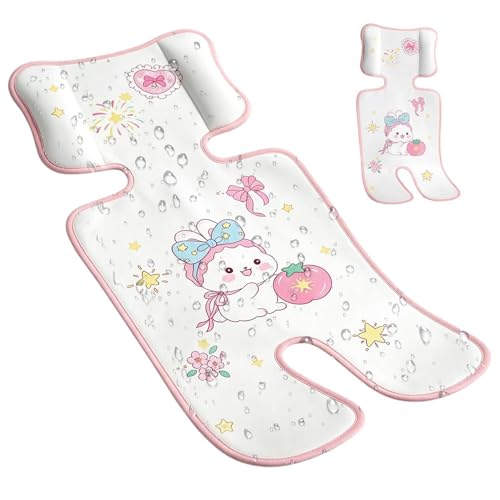 FxaumsGxuk Refrigerador para Cochecito | Inserto Suave Universal Transpirable,Almohadilla Refrescante para Niños | Coche Dormir Cambio Viaje Aire Libre Paseo Siesta Verano Calor Parque Compras Hogar