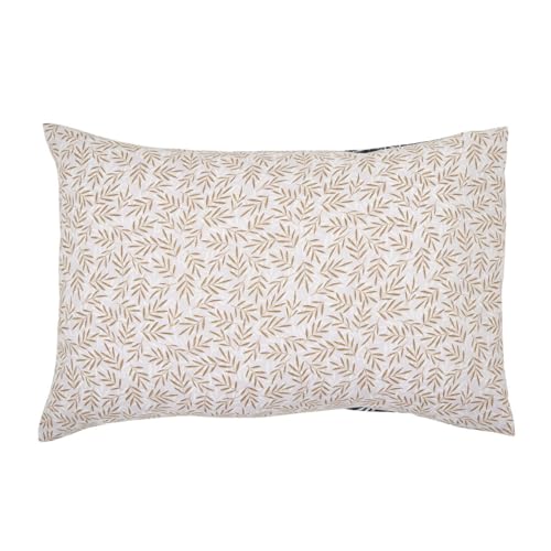 Taie d'oreiller en Lyocell 50x70 cm imprimée lot de 2 Margot Origin bleu - 3