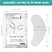 AHIER Eyepads Eyelash Extensions Lint Free, 100 Pairs Set Eye Pads for Lash Extensions, Hydrogel Eye Patch DIY False Eyelash Lash Extension Makeup Eye Gel Pad