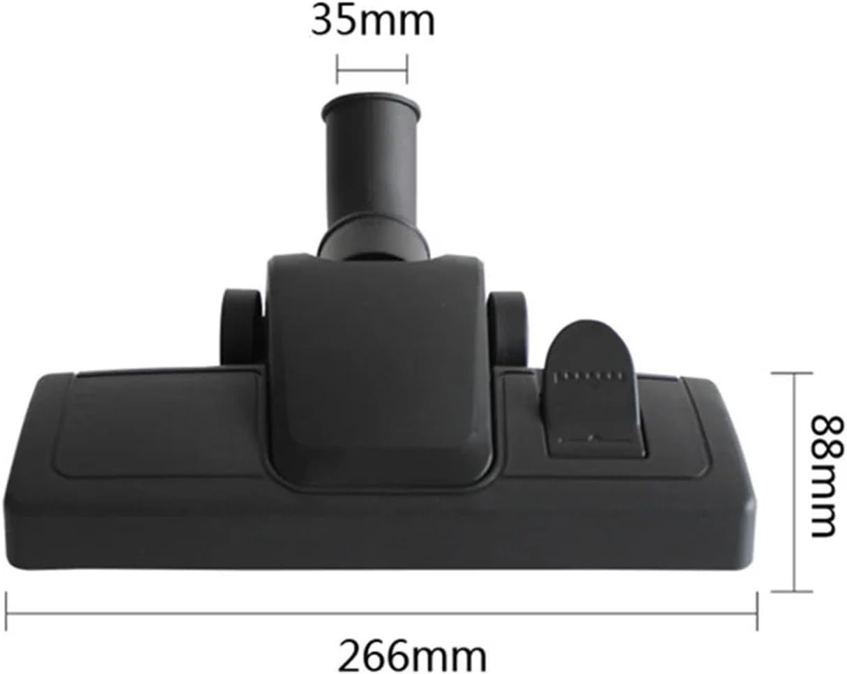Universal 35mm Inner Diameter Vacuum Cleaner Brushes Accessory Durable Brush Head Tool Replacement for Floor Carpet