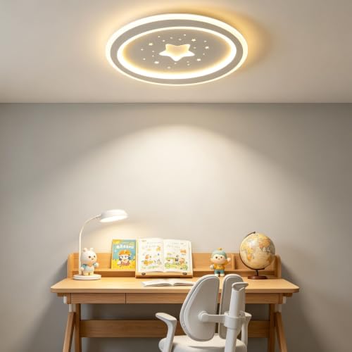 Lámpara de techo de estrella para evitar reflejos molestos en el cuarto 4