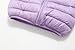 AIWUHE Baby Boys Girls Hooded Puffer Vest Winter Lightweight Sleeveless Bear Ears Zipper Up Jacket Purple 12-18 Months 90