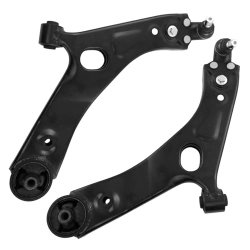 Image of Detroit Axle - 4pc Front Struts Kit for 2010-2015 Hyundai Tucson 2011-2016 Kia Sportage, 2 Struts with Coil Spring 2 Lower Control Arms with Ball Joint 2012 2013 2014 Replacement Suspension Kit