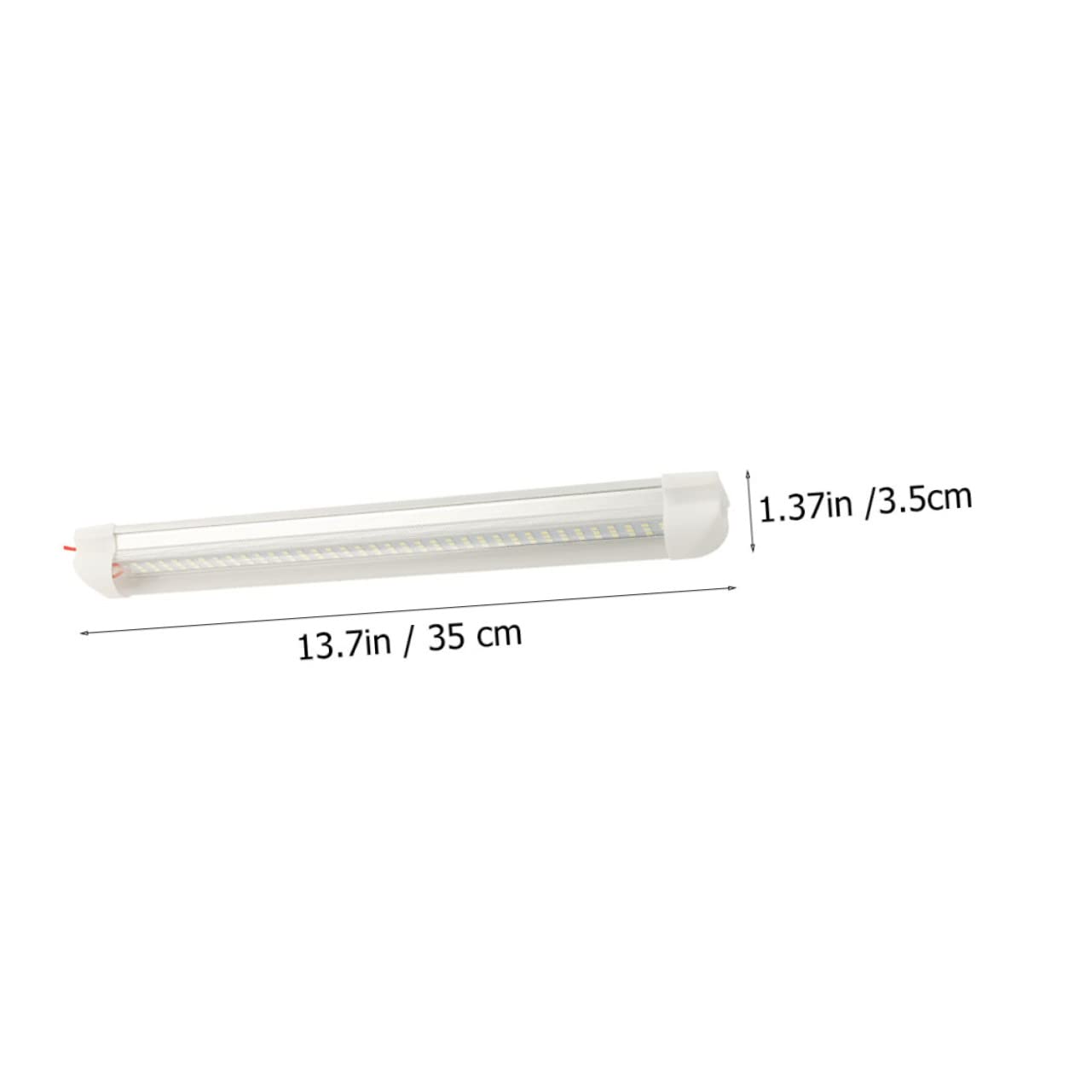 TOPBATHY 4pezzi Luce Led Per Auto Striscia Luminosa Da Lettura Per Auto Lampadine Basso Consumo Energetico Installazione Semplice Confezione