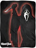 Movie Throw Blanket - Ghostface Fuzzy Soft Fleece Throw Blanket for Bed or Couch 46' X 60'