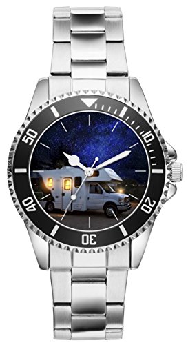 Preisvergleich Produktbild KIESENBERG Geschenk für Camper Wohnmobil Besitzer Fans Fahrer Uhr 6109