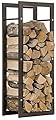 WGX Indoor/Outdoor Decorative Firewood Storage Log Rack Holder (2-Feet Log Rack)