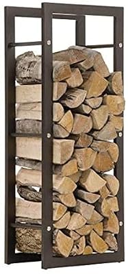 WGX Indoor/Outdoor Decorative Firewood Storage Log Rack Holder (2-Feet Log Rack)
