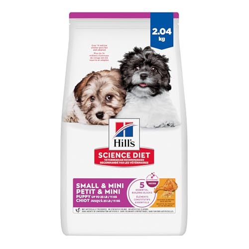 Hill's Science Diet Puppy Small & Mini Chicken & Brown Rice Recipe Dry Dog Food 2.04 kg Bag image 4
