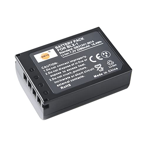 Batería BLX-1 DSTE de alta densidad energética para Olympus OM-1 Micro SLR