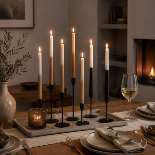 Bougies coniques faites à la main de 25,4 cm pour centre de table