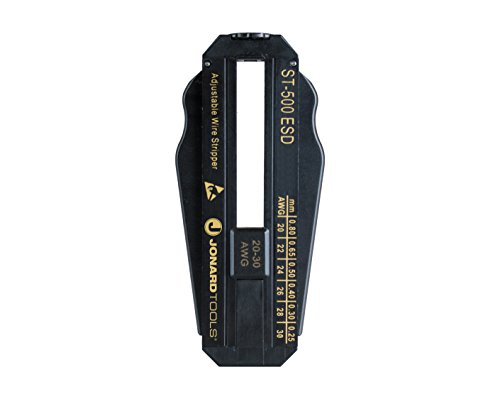 Jonard Tools ST-500ESD ESD-Safe Adjustable Precision Wire Stripper, 20-30 AWG