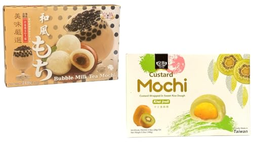 Japanese Mochi Sweet Rice Dessert (COMBO, BUBBLE MILK TEA MOCHI)