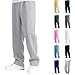 Baggy Jogginghose Jungs Kinder Jogger Hose Weites Bein Freizeithose Baumwolle Lange Cargohose Jungen Elastische Taille Sport Sweatpants Trainingshosen mit Taschen für Herbst-Winter 5-16 Jahre