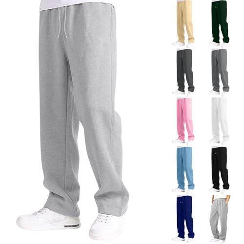 Boys Joggers Baggy Sweatpants Elasticated Waist Casual Jogging Bottoms Kids Sports School Running Trousers with Pockets