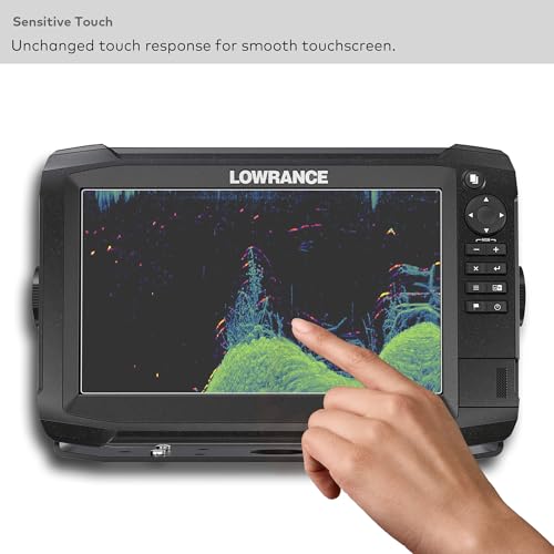 INNOSURE Premium Tempered Glass Screen Protector designed for Lowrance HDS Carbon 9, Lowrance HDS-9 Gen 3 Fishfinder 9-Inch Touchscreen Anti Scratch/Glare (Matte) - Thumbnail 5