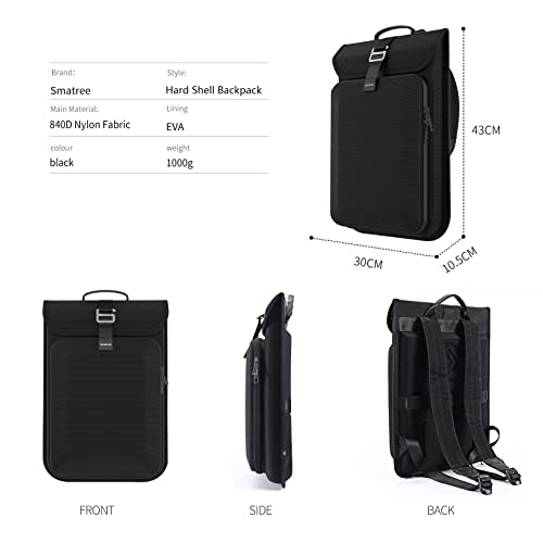 Mochila rígida Smatree para laptop hasta 15.6 pulgadas miniatura 4