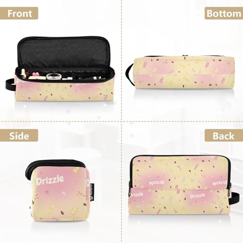 Bolsa de viaje Yuiboo para herramientas de cabello con diseño pastel Drizzle Sweet, resistente al calor, con compartimentos interiores miniatura 5