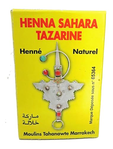 Henna 100% Natural para Fortificar, Embellecer y Tratar el Cabello, de Marruecos. Todo tipo de pelo y color.