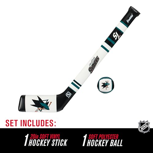 Image of Franklin Sports NHL Team Mini Soft Hockey Stick Set - NHL Team Soft Foam Mini Hockey Stick and Ball - Great Toy for Kids