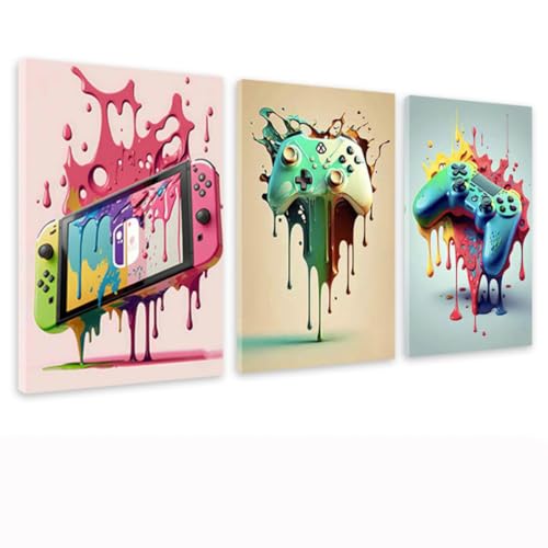Set Di 3 Poster Da Gioco, Decorative Per Camera Da Gioco, Immagini Per Videogiochi, Parete, Ragazzi, Camera Letto, Cameretta Dei Giochi, Decorazione La Bambini (16" X 12"), Cornice (Colorato) Set Di 3 Poster Da Gioco, Decorative Per Camera Da Gioco, Immagini Per Videogiochi, Parete, Ragazzi, Camera Letto, Cameretta Dei Giochi, Decorazione La Bambini (16" X 12"), Cornice (Colorato)