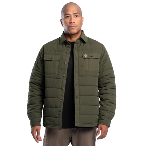 ATG by Wrangler Men's Performance Shirt Jacket, Olive