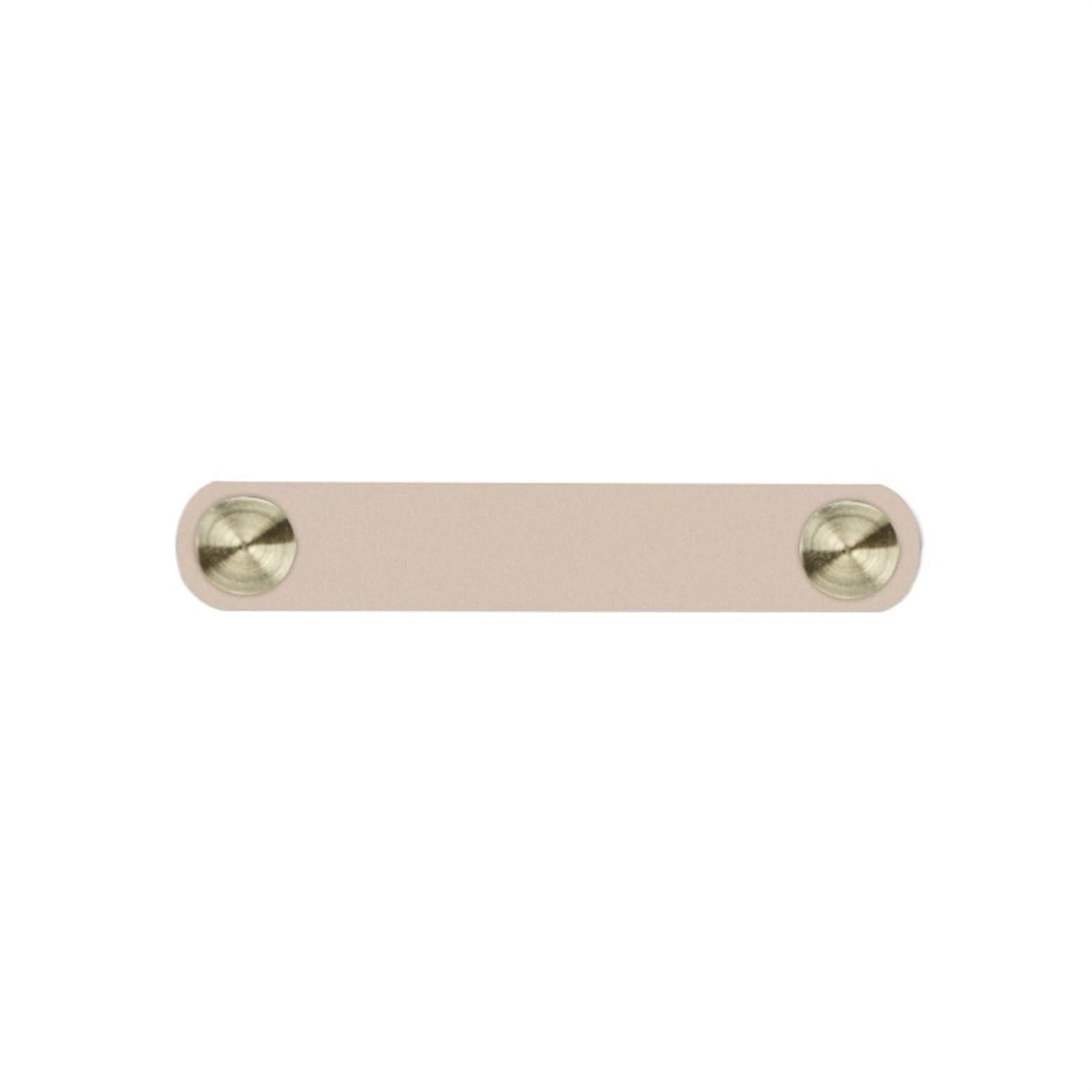 Cqahdsevf Flesh Colored Leather Drawer Pulls, Leather Furniture Handles Drawer Knobs Multicolor 96Mm(Flesh Colored)