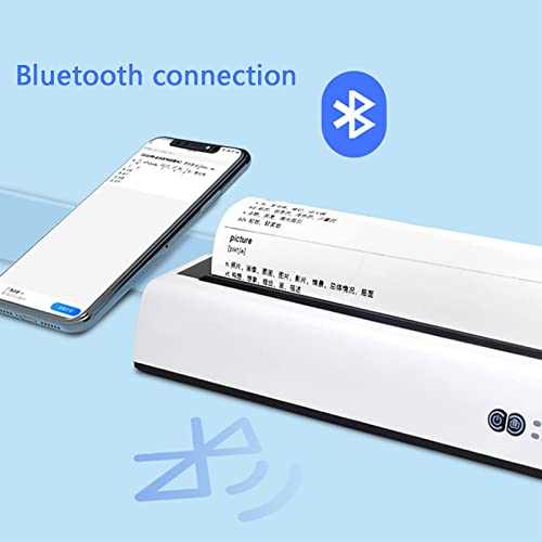 Image of Portable Printers Wireless for Travel, Thermal Tattoo Stencil Printer for Office, Letter Bluetooth Compact Printer for 8.5 inchx11 inch Size