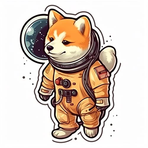 Image of Yoonek Graphics Shiba Inu Dog Vinyl Decal Sticker for Car, Laptop, Tumbler, More. #001588