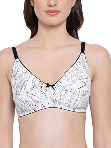 Image of Clovia Women's Full Cup Bra (BR0185T1338C White 38C)