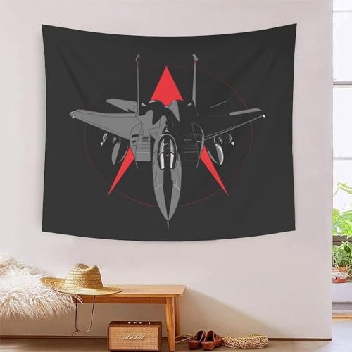 Tapisserie murale effet 3D au motif de chauve-souris et avions