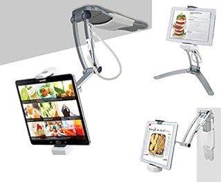 2-in-1 Mount Stand – CTA 2-in-1 Kitchen Mount Stand For iPad 7th/ 8th/ 9th Gen 10.2”, iPad Air 4, iPad Mini 5, 12.9” iPad Pro, iPad Pro 11”, Galaxy Tab S3, Zebra & Other 7-13” Devices (PAD-KMS)