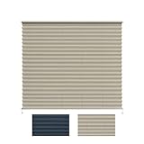 SHADEPLUS RVブラインド、RVプリーツシェード、RVウィンドウシェード、キャンピングカーブラインド、RVキャンパートラベルトレーラー用RVウィンドウブラインド キャンピングカーのウィンドウ96.54cm W x 61.0 cm L カプチーノ