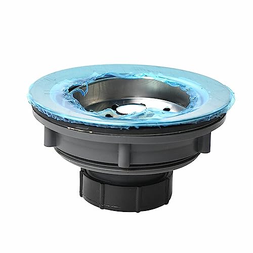 Colador para fregadero 3-1/2 pulg ABS acero inoxidable