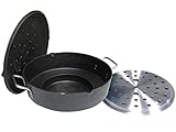 King Kooker CI14UFS Multi Purpose Dutch Oven, Cast Iron, 9-Qt, OS