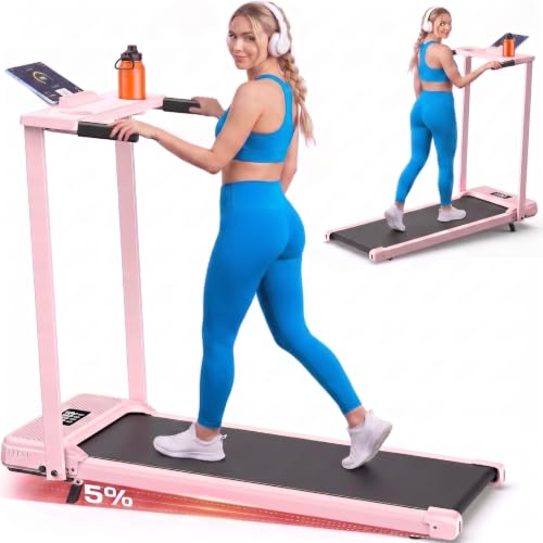 Image of ANCHEER Walking Pad with Handle Bar, Treadmill with Incline-Home /Office
