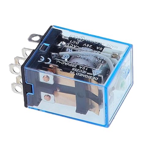 Relais électromagnétique LY2NJ DPDT AC 12V avec indicateur LED à 8 broches
