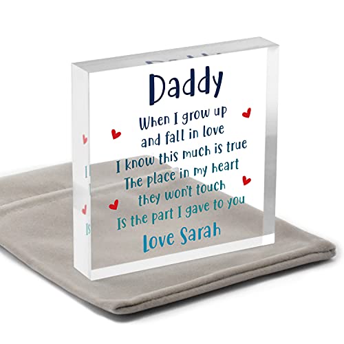 PERSONALISED Daddy I Love You Gifts Fathers Day Gifts For Daddy Dad