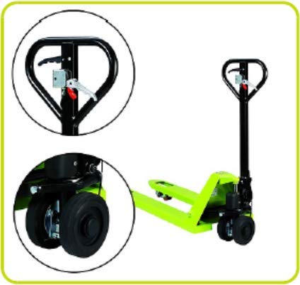 Transpaleta Manual frutera/Ancha de 2.200kg, Horquillas 1000x685mm
