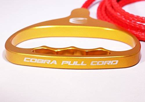 Snowmobile Cobra Pull Cord Handle (Yellow)