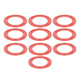 Zerodis Isolierband, Roter PET-Kleber für Feste Fixierung Im Büro, 10 Stück, Ideal für -Projekte und Geschenkverpackungen, Doppelseitige Montage (2mm) (1mm)