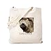 CafePress Love Sloths – natürliche Canvas Tote Bag, Tuch, mit Tasche, canvas, khaki, S