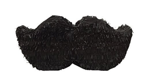 APINATA4U Large Mustache Piñata 20" Black Color Little Man First Birthday Party Cinco De Mayo Fiesta