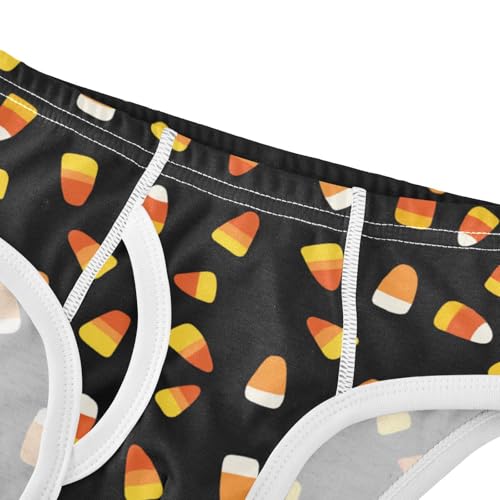 Wusikd Candy Corn Boys' Underwear Cotton Boys Briefs Soft Toddler Underwear 2T4