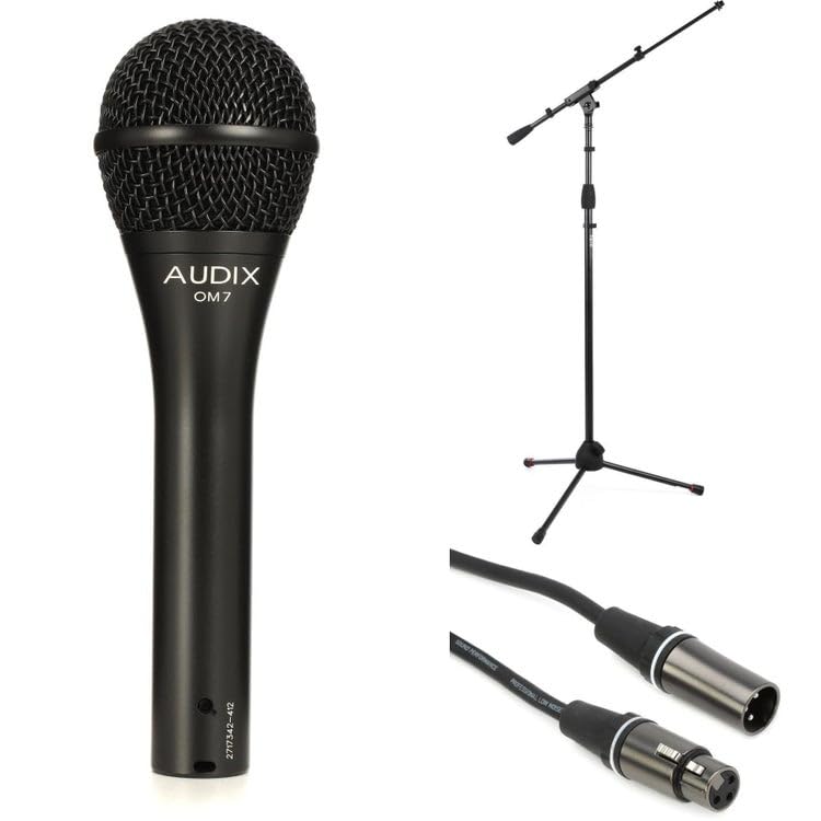 Amazon.com: Audix OM7 Professional Dynamic Vocal Microphone Bundle