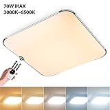✿ Con su color regulabe desde un blanco cálido de 3000K hasta un blanco frío de 6500K, el panel LED de LVWIT produce una luz instantánea e intensa, sin parpadeos ni zumbidos.