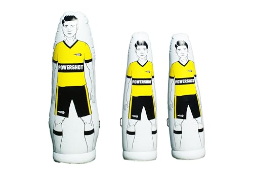 POWERSHOT Trainingsdummy aus Weich-PVC für Fußball, Handball, Basketball - aufblasbar - 3 Größen - AIR Dummy (1m20)