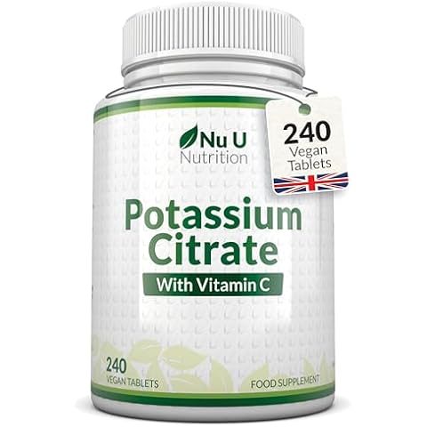 High Strength Potassium Supplement with Vitamin C Cover